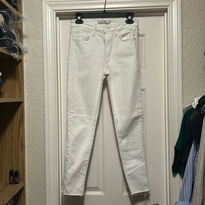 Joes Jeans white skinnny jeans. size 28